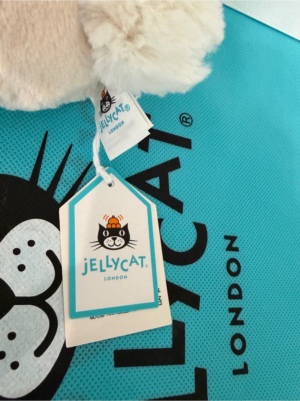 Jellycat Bashful Bunny Junior Soft Toy China-only edition - Picture 5 of 10